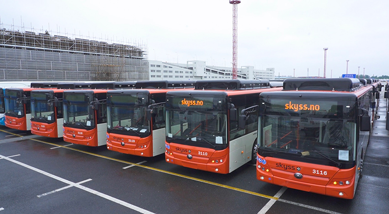 Yutong sikrer den største enkeltbestillingen av full elektriske busser i Europa! 102 full elektriske busser skal leveres til Norge