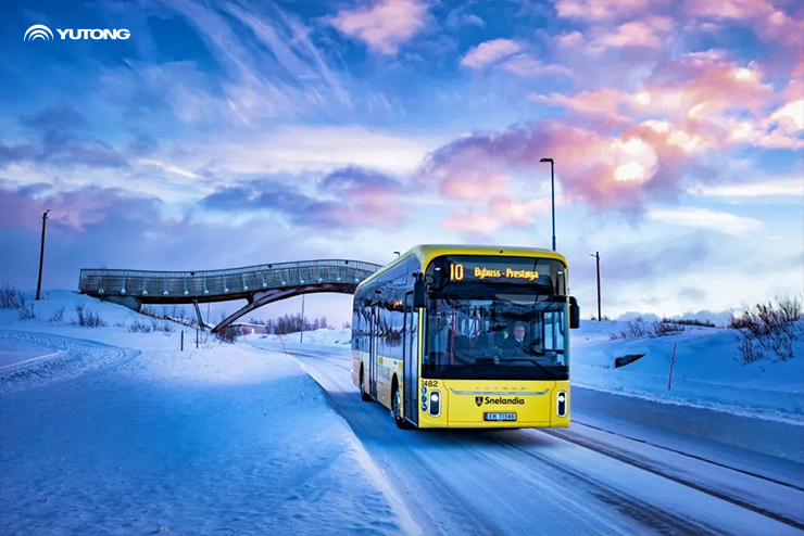 Yutong Batterielektrisk Buss Kommer Inn i Polarsirkelen