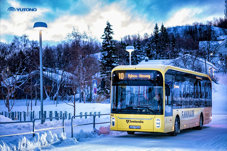 Yutong Batterielektrisk Buss Kommer Inn i Polarsirkelen