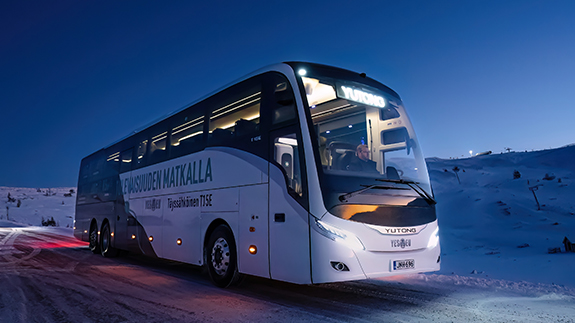 Yutong Bus T15E viser eksepsjonell batteriytelse og kjørelengde i Finland-utfordringen