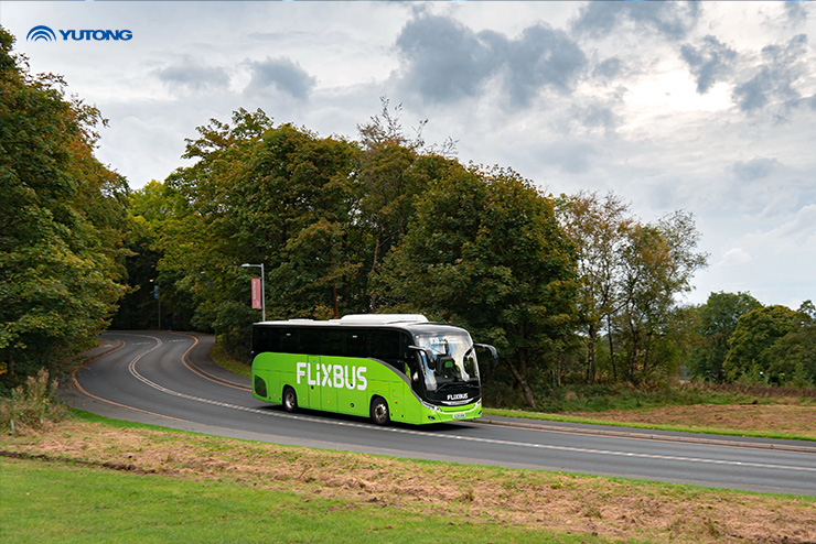Den 2 000. Yutong-bussen i Storbritannia er en FlixBus GT12 for Første Buss i Vest-England