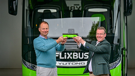 Den 2 000. Yutong-bussen i Storbritannia er en FlixBus GT12 for Første Buss i Vest-England