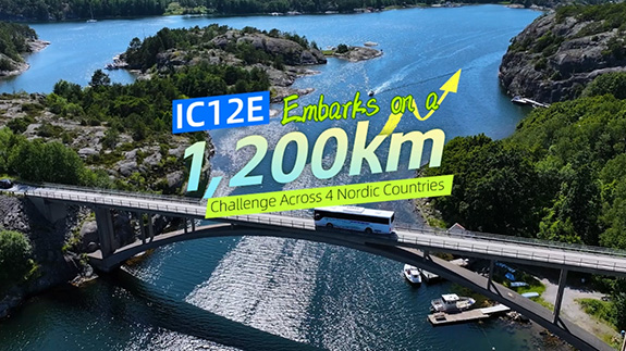 IC12E setter ut på en 1,200 km utfordring over 4 nordiske land
