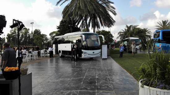 Yutong Euro VI buses exhibited in Israel Yutong Euro VI buses exhibited in Israel