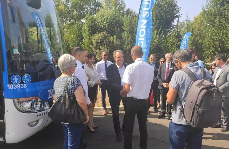 Europes First Pure Electric Intercity Line Opened, Yutong Pure Electric Bus Entering Provence Europes First Pure Electric Intercity Line Opened, Yutong Pure Electric Bus Entering Provence