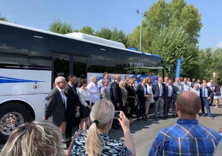 Europes First Pure Electric Intercity Line Opened, Yutong Pure Electric Bus Entering Provence Europes First Pure Electric Intercity Line Opened, Yutong Pure Electric Bus Entering Provence
