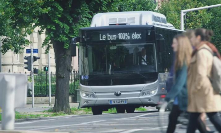Europes First Pure Electric Intercity Line Opened, Yutong Pure Electric Bus Entering Provence Europes First Pure Electric Intercity Line Opened, Yutong Pure Electric Bus Entering Provence