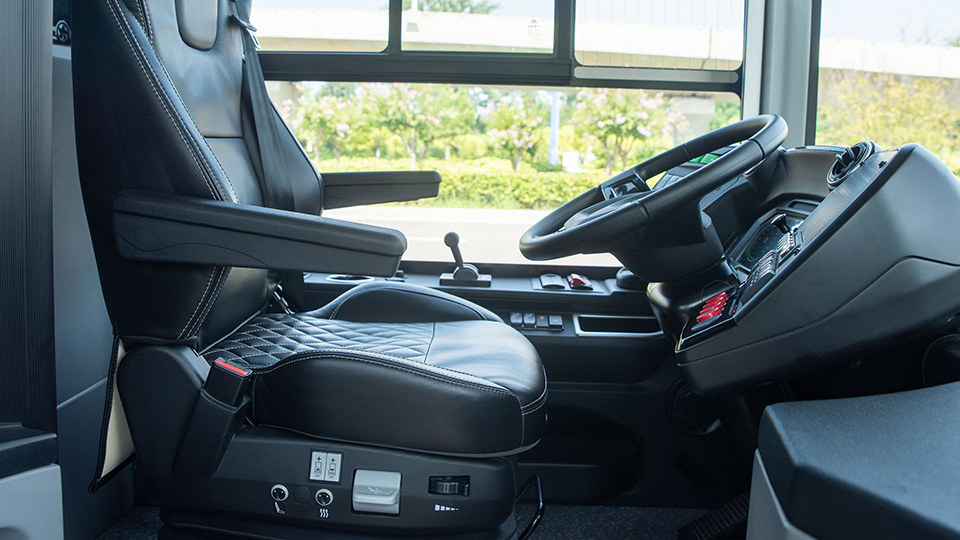 Full air suspension driver seat